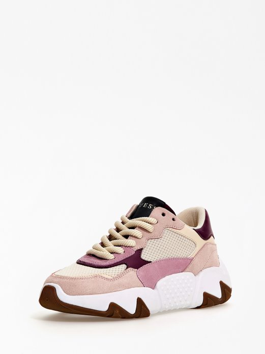 Multi Pink Goldon Antilop-umetak Tenisica Za Trčanje Guess Shopping