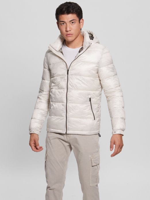 Muted Stone Eco Ultralight Puffer Jakna Guess Shopping