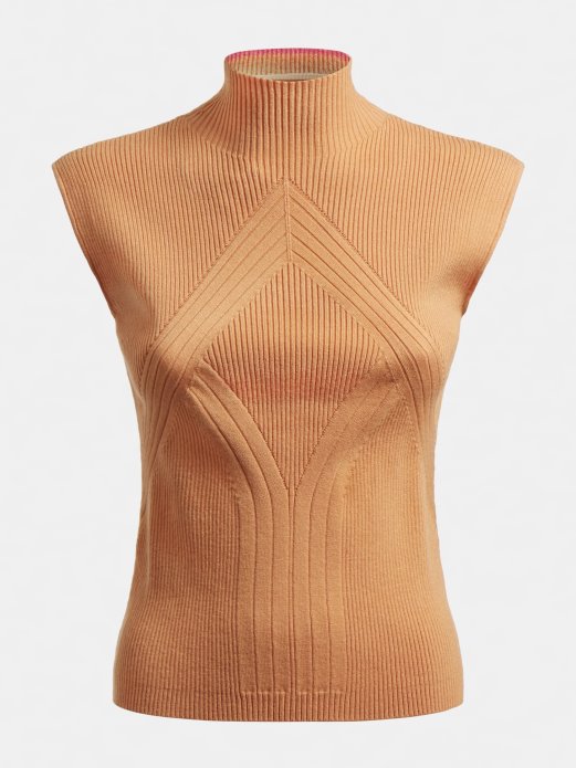 Narančasta Guess Shopping Pulover S Kornjačinom Ovratnikom