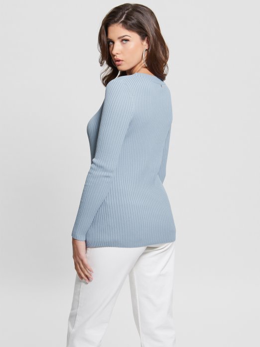 Nebo Sumrak Irmine Džemper S Okruglim Izrezom Top Guess Shopping