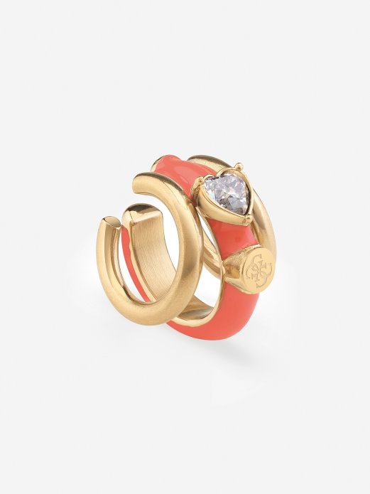 Neonska Svjetla Manžeta Za Uho Naušnice Narančasta Pogodi Kupnja