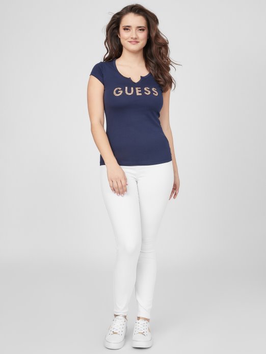 Nocturnal Tamnoplava Božikovina Crush Tee Guess Shopping