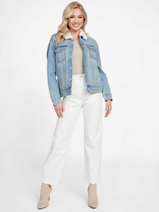 Nohelly Traper Jakna Za Kamiondžije Guess Shopping Light Wash