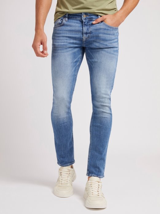 Nove Traper Hlače Skinny Fit Plave Guess Shopping