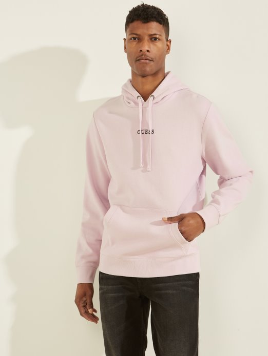 Oblačno Lavanda Guess Shopping Eco Roy Logo Hoodie