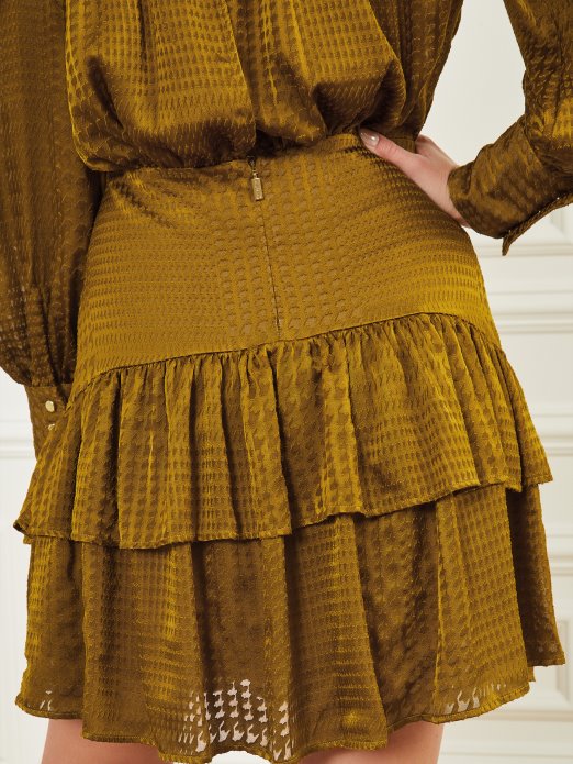 Olive Gold Prince Of Wale Millie Haljina Pogodi Shopping