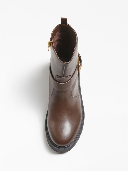 Oracia čizma S Kopčom Guess Shopping Smeđa