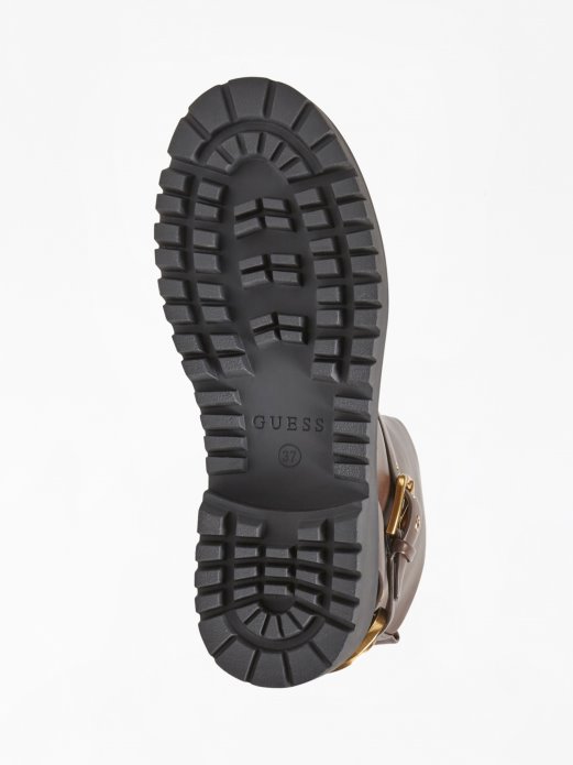 Oracia čizma S Kopčom Guess Shopping Smeđa