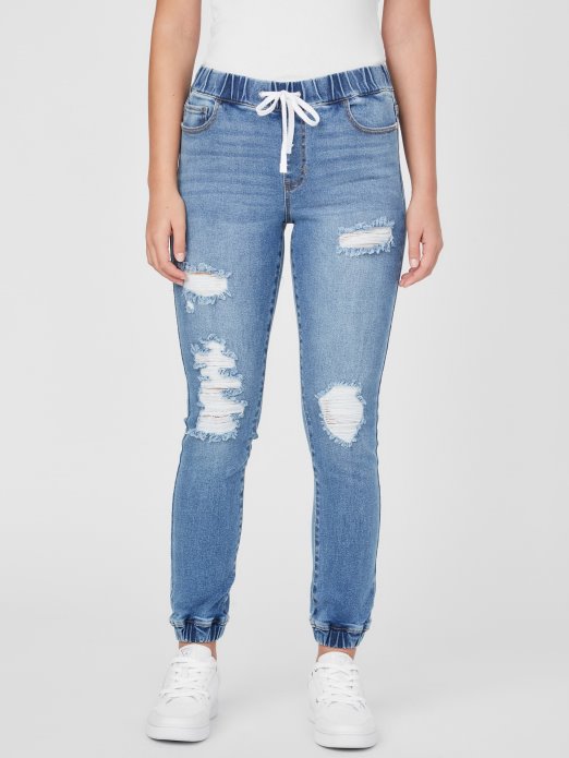 Paisley Traper Srednje Visine Guess Shopping Srednje Uništeno