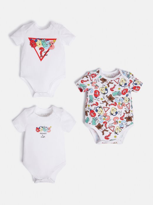 Pakiranje 3 Body Set Bijeli Multi Guess Shopping