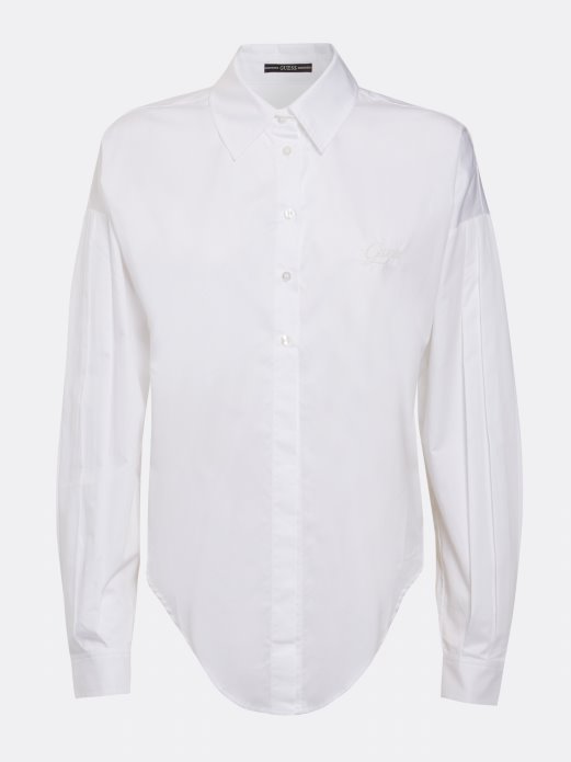 Pamučna Mašna Košulja Bijela Guess Shopping