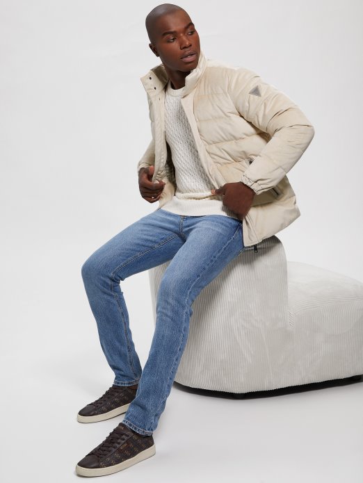 Pasadena Stone Guess Shopping Luksuzna Pufer Jakna Od Samta