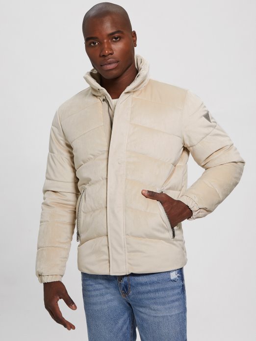 Pasadena Stone Guess Shopping Luksuzna Pufer Jakna Od Samta