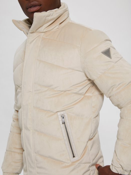 Pasadena Stone Guess Shopping Luksuzna Pufer Jakna Od Samta