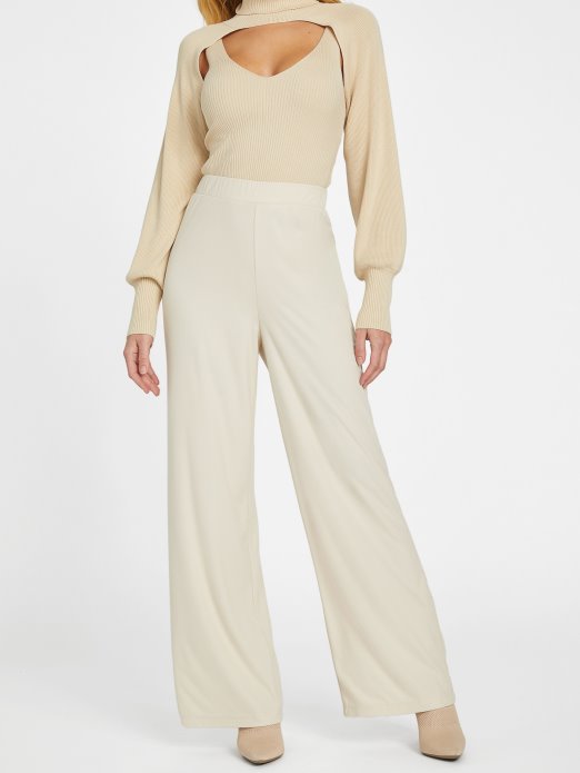 Pearl Oyster Valene Palazzo Hlače Guess Shopping