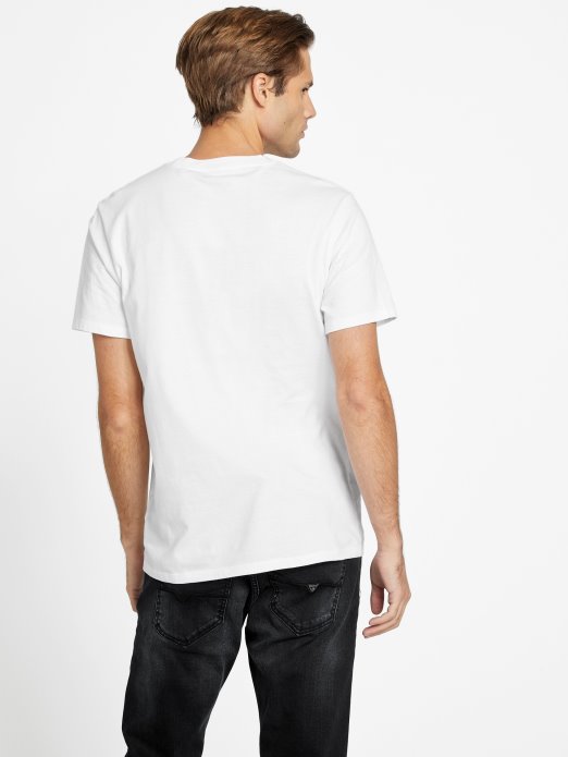 Pekah Logo Majica S Okruglim Izrezom čista Bijela Guess Shopping