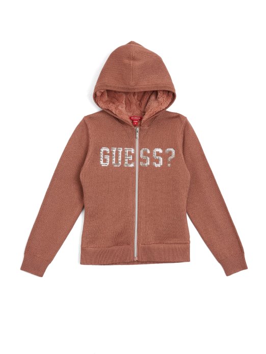 Pečeni Kesten Guess Shopping Maria Hoodie S Patentnim Zatvaračem (2-6)