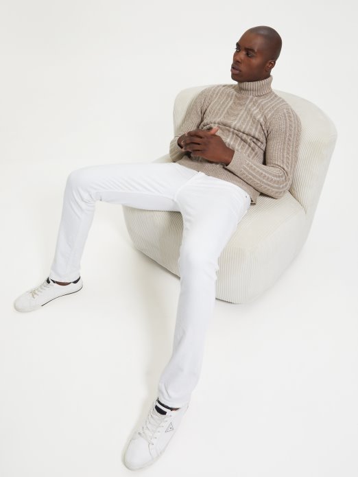 Phil Kabelski Pulover Od Mješavine Vune Guess Shopping Kombinacija Prirodnog Vremena