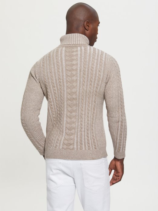 Phil Kabelski Pulover Od Mješavine Vune Guess Shopping Kombinacija Prirodnog Vremena