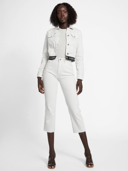 Planinska Bijela Jakna S Logotipom Camil Guess Shopping