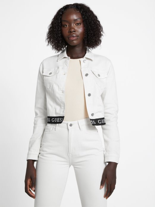 Planinska Bijela Jakna S Logotipom Camil Guess Shopping