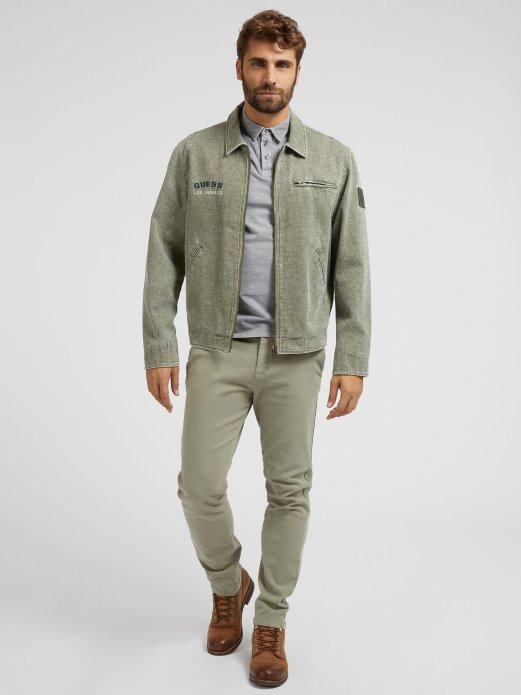 Platnena Jakna Zelena Guess Shopping