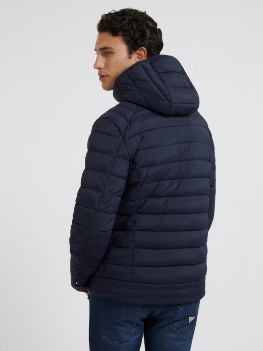 Plava Guess Shopping Tech Rastezljiva Najlonska Puferica