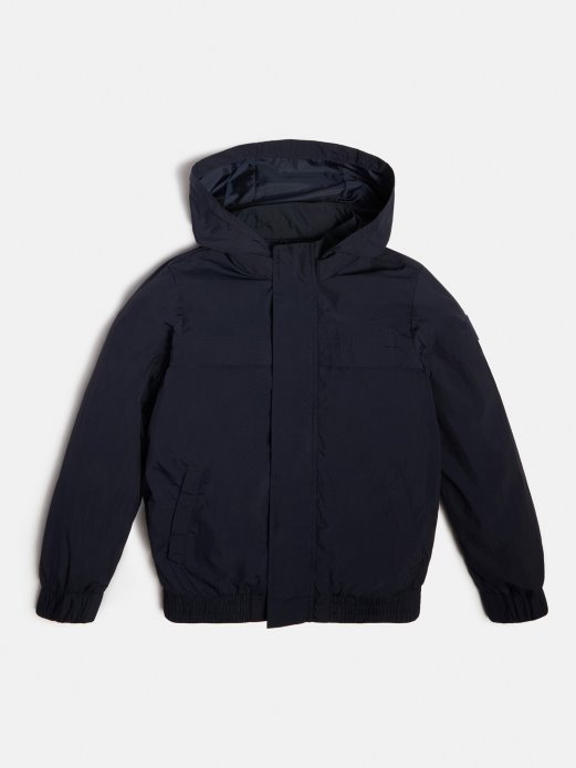 Plava Guess Shopping Vjetrovka S Kapuljačom