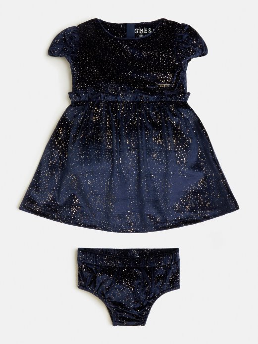 Plava Haljina Od Velura I Gaćice Set Guess Shopping