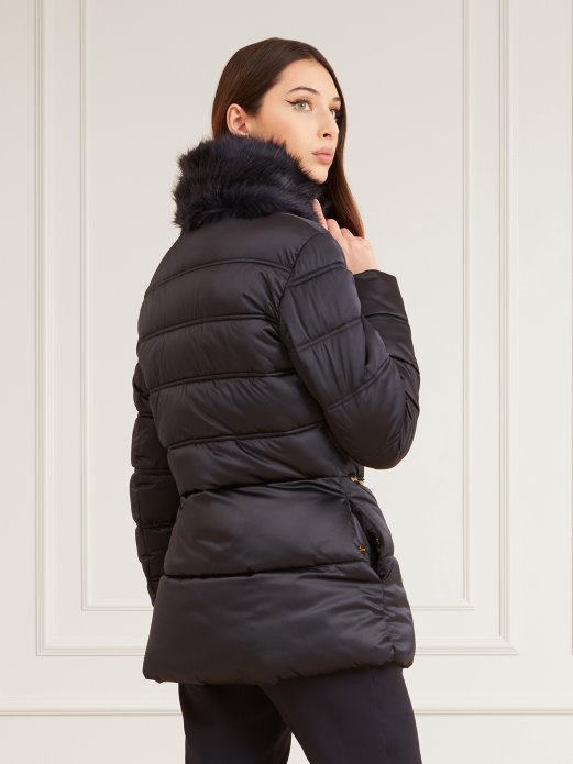 Plava Marciano Podstavljena Satenska Jakna Guess Shopping