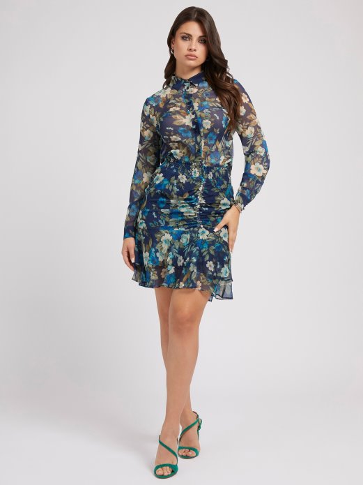 Plava Multi Guess Majica S Printom Na Sve Strane