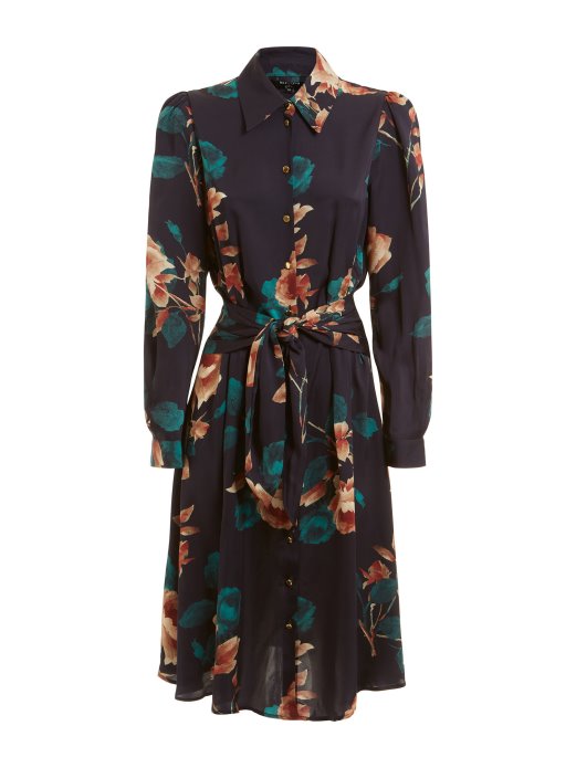 Plava Multi Marciano Haljina S Cvjetnim Printom Guess Shopping