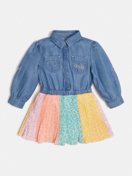 Plava Višestruka Traper Haljina Pogodi Kupnju