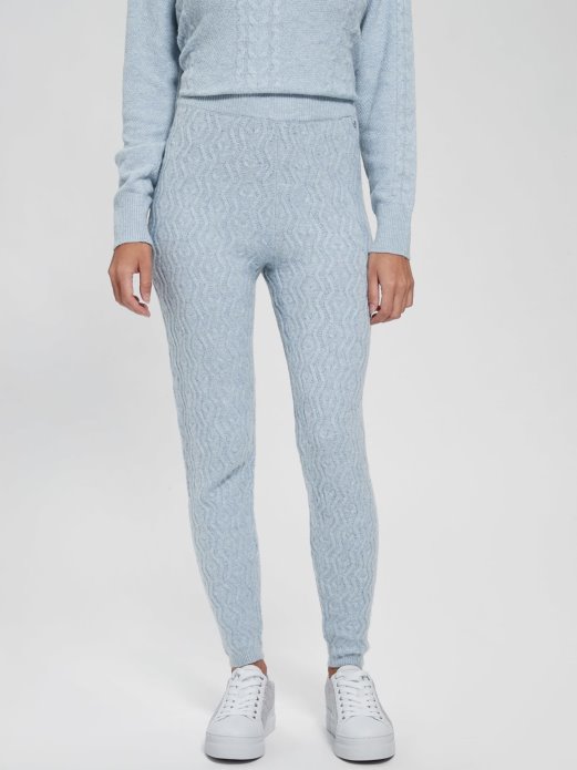 Plavi Kabeli Džemper Tajice Pogodite Kupnju