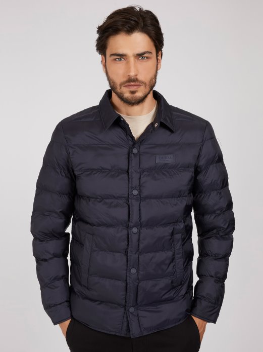 Podstavljena Jakna Guess Shopping Plava