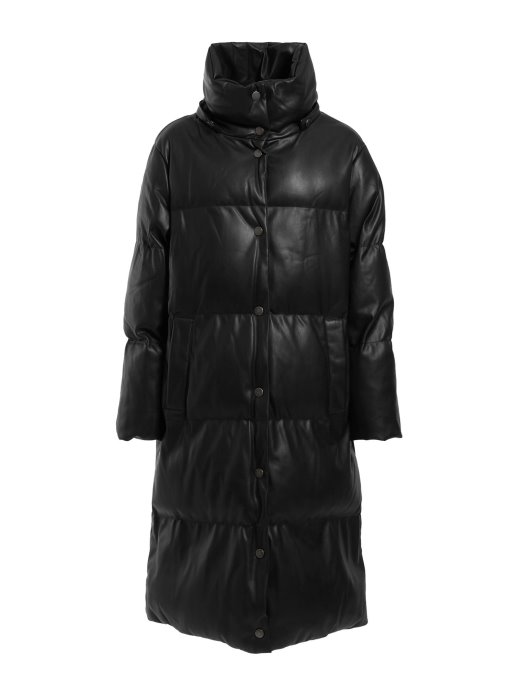 Podstavljena Jakna Od Umjetne Kože Guess Shopping Crna