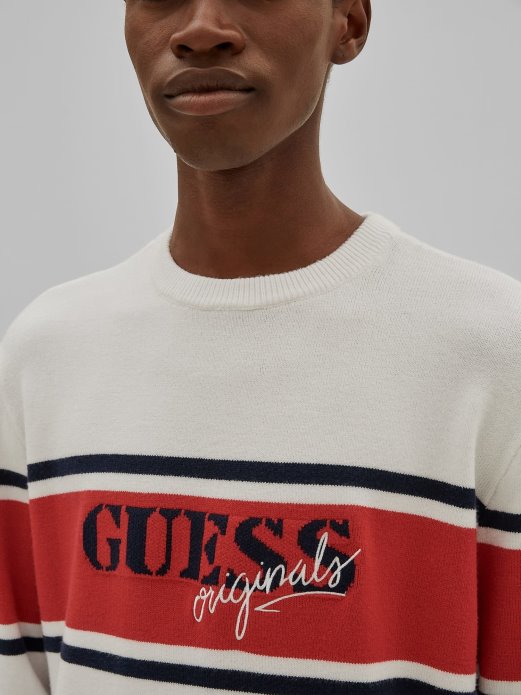 Pogodi Kupnju Bijelog Prugastog Džempera