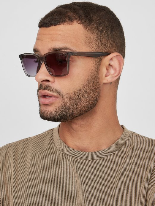 Pogodite Kupovati Sive četvrtaste Sunčane Naočale