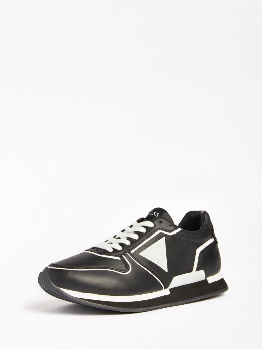 Potenza Tenisica Za Trčanje S Kožnim Umetkom Guess Shopping Black