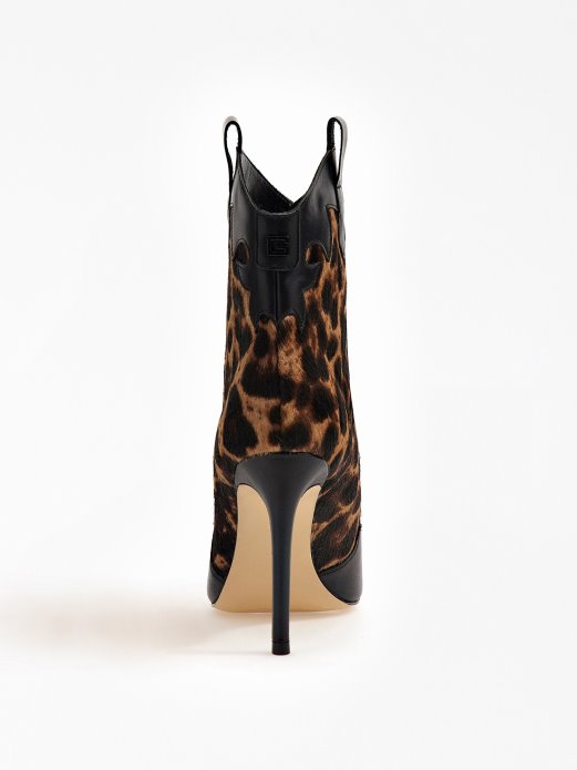 Prave Kožne Breann Gležnjače Guess Shopping Animalier