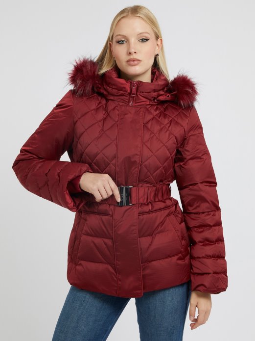 Pravi Paper Puffer Guess Shopping Red