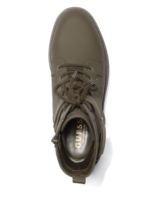 Prašnjavo Zelene Ravne Borbene čizme Guess Shopping