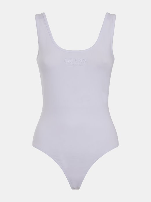 Prednji Logo Tijelo Guess Shopping Bijelo