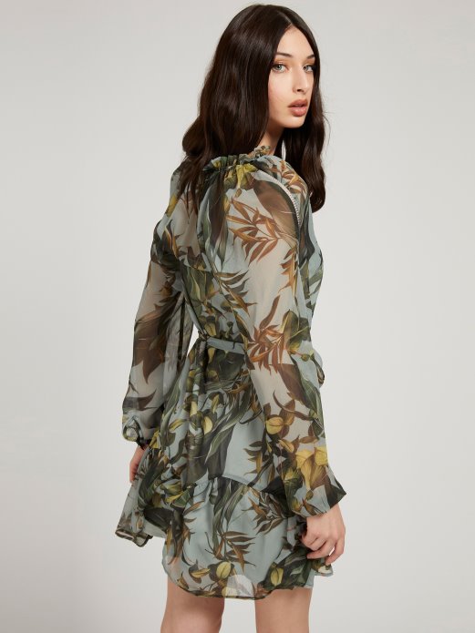 Print Naborana Haljina Guess Shopping Višebojni Uzorak