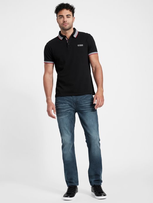 Prirodne Tamne Prane Delmar Slim Ravne Traperice Guess Shopping