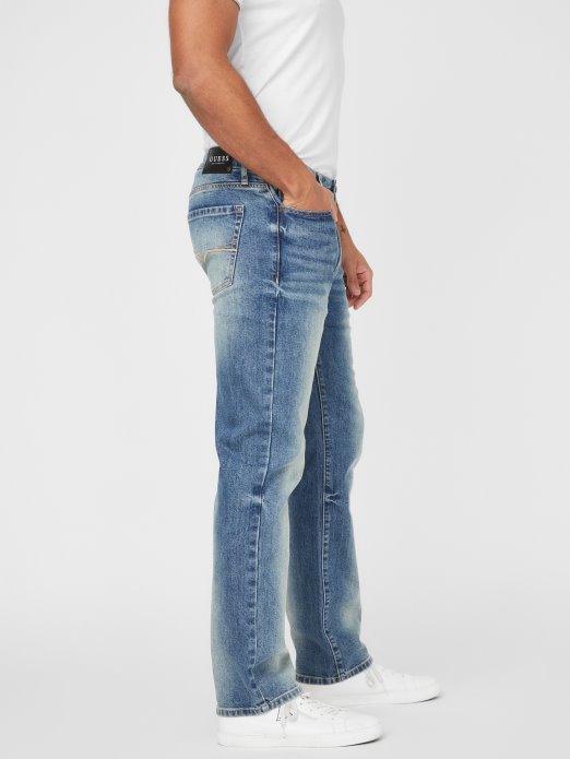 Prirodne Traperice Ravnih Nogavica U Obliku Polumjeseca S Višestrukim Pranjem Guess Shopping