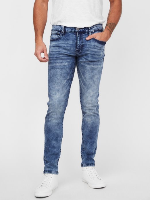 Prirodno Višestruko Pranje Guess Shopping Sammy Uske Traperice