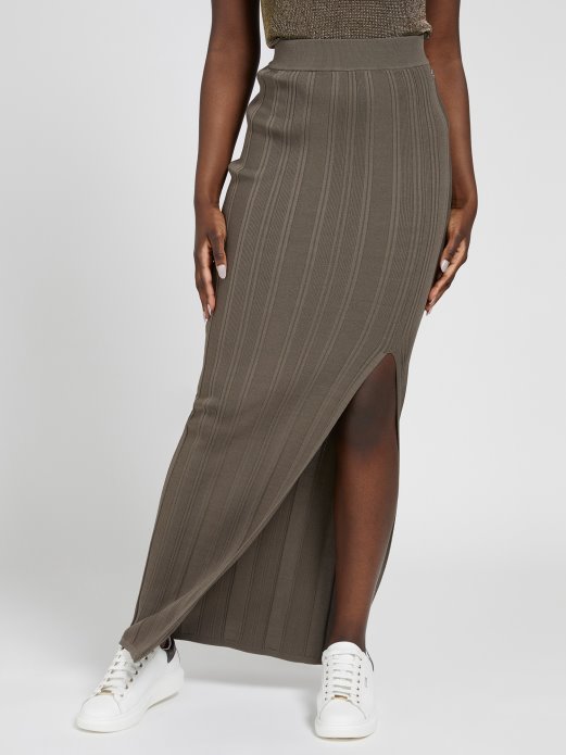 Prorez Za Dugu Suknju Guess Shopping Zelena