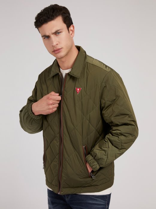 Prošivena Jakna Zelena Guess Shopping