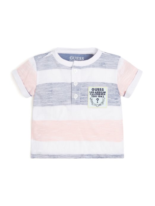 Prugasta Trikotaža Majica (2-7) čudesna Pruga žuta Guess Shopping